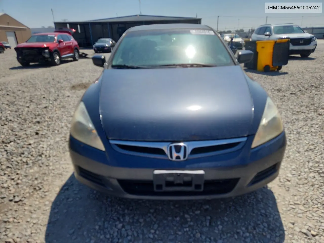 2006 Honda Accord Lx VIN: JHMCM56456C005242 Lot: 62004016