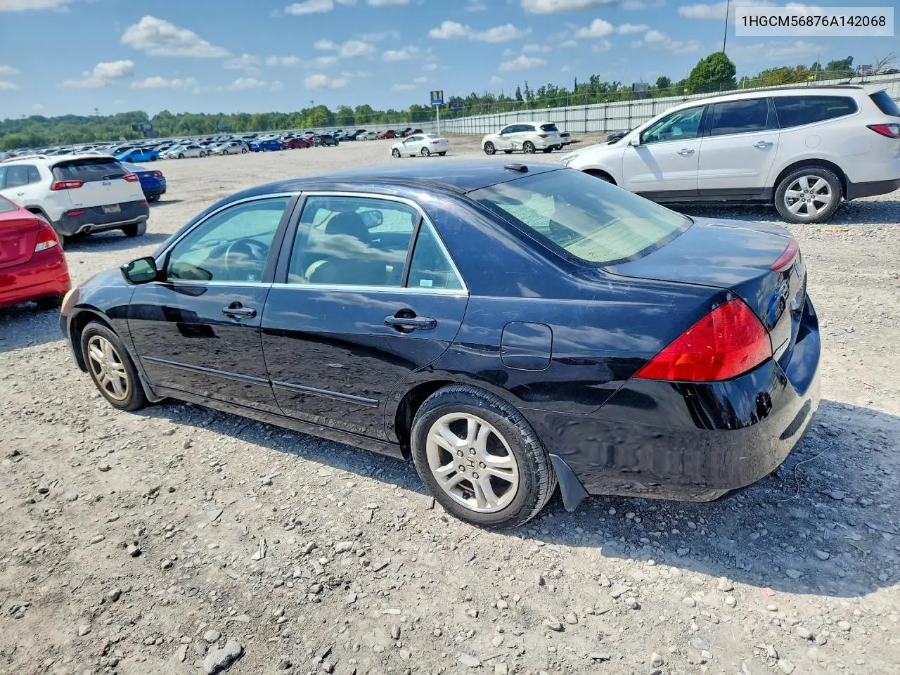 2006 Honda Accord Ex VIN: 1HGCM56876A142068 Lot: 62049966