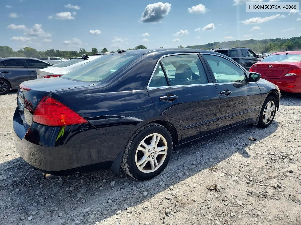 2006 Honda Accord Ex VIN: 1HGCM56876A142068 Lot: 62049966