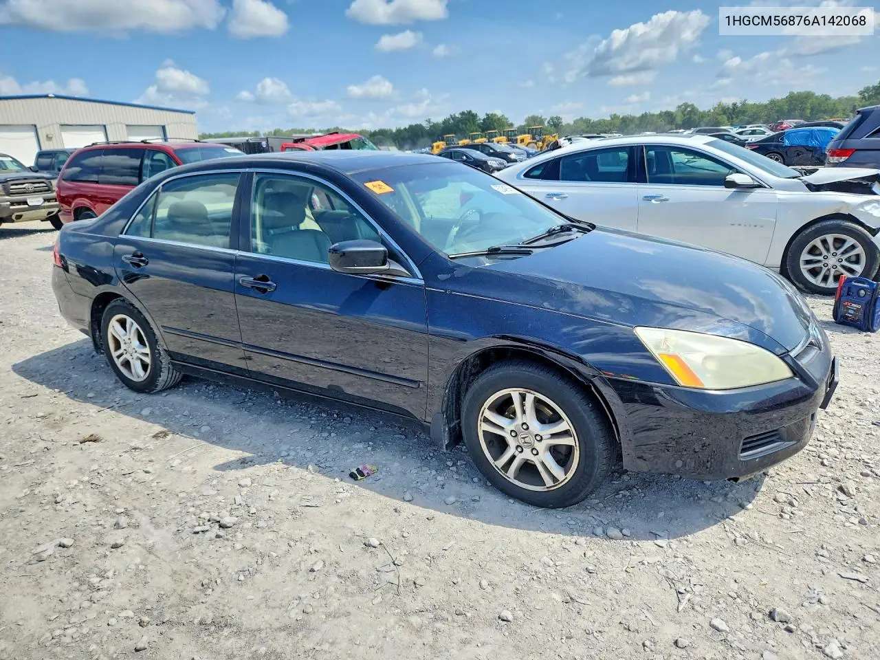 2006 Honda Accord Ex VIN: 1HGCM56876A142068 Lot: 62049966