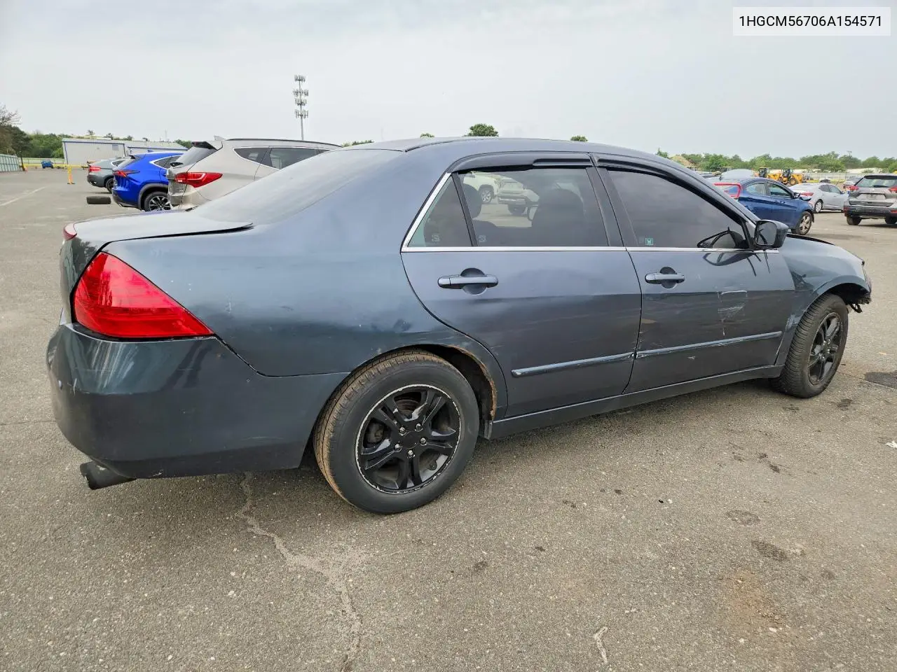 2006 Honda Accord Ex VIN: 1HGCM56706A154571 Lot: 62091016