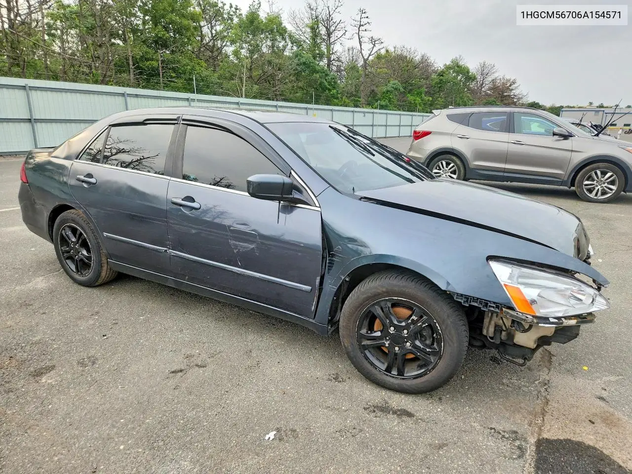 2006 Honda Accord Ex VIN: 1HGCM56706A154571 Lot: 62091016