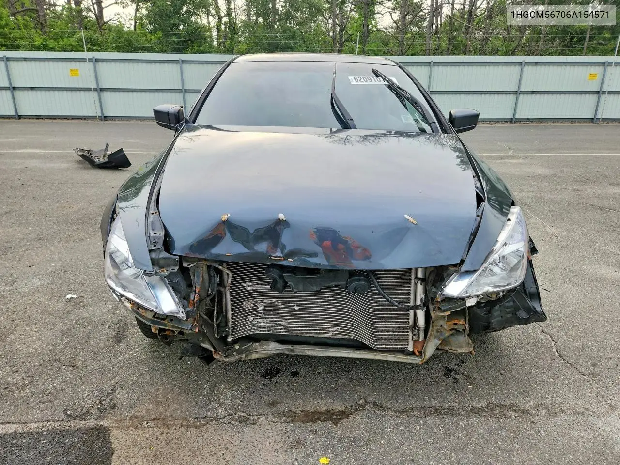 2006 Honda Accord Ex VIN: 1HGCM56706A154571 Lot: 62091016