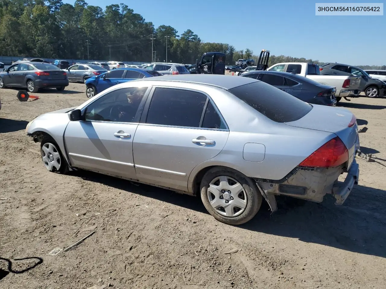 3HGCM56416G705422 2006 Honda Accord Lx