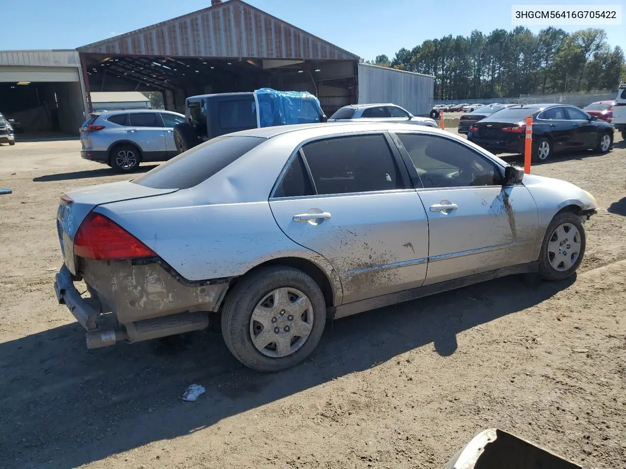 3HGCM56416G705422 2006 Honda Accord Lx