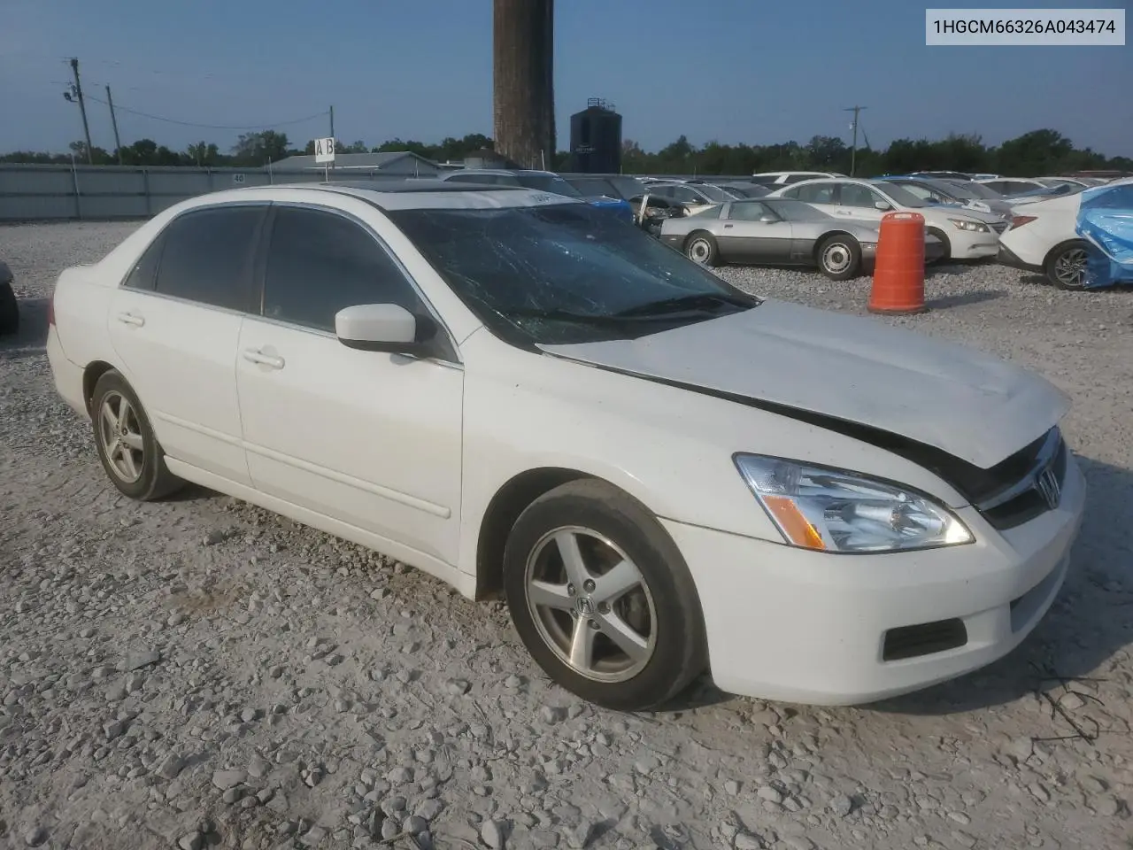 1HGCM56886A167755 2006 Honda Accord Ex