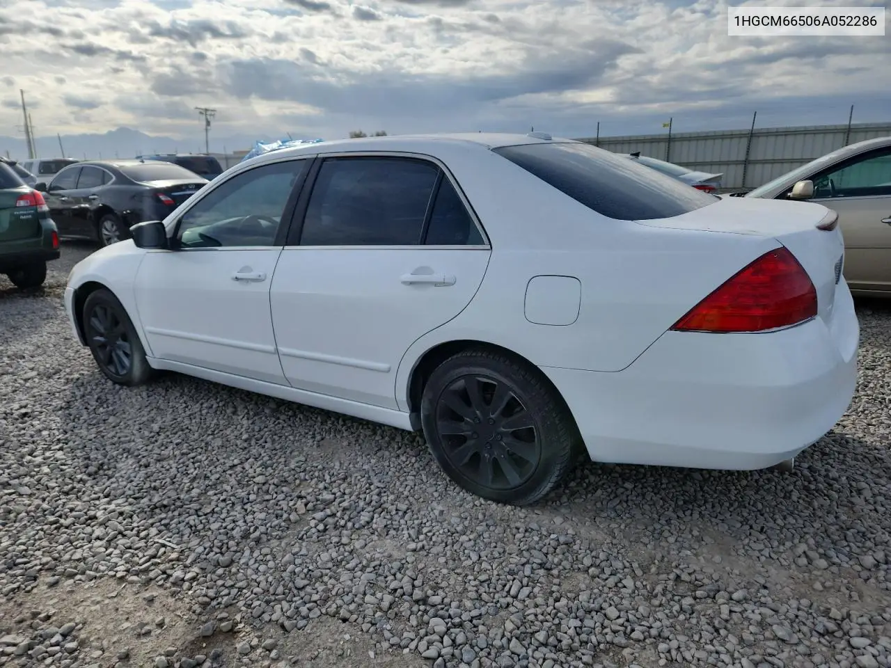 1HGCM66506A052286 2006 Honda Accord Ex