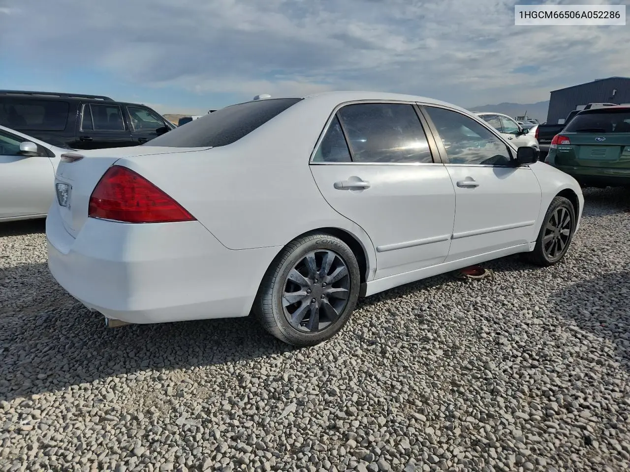 1HGCM66506A052286 2006 Honda Accord Ex