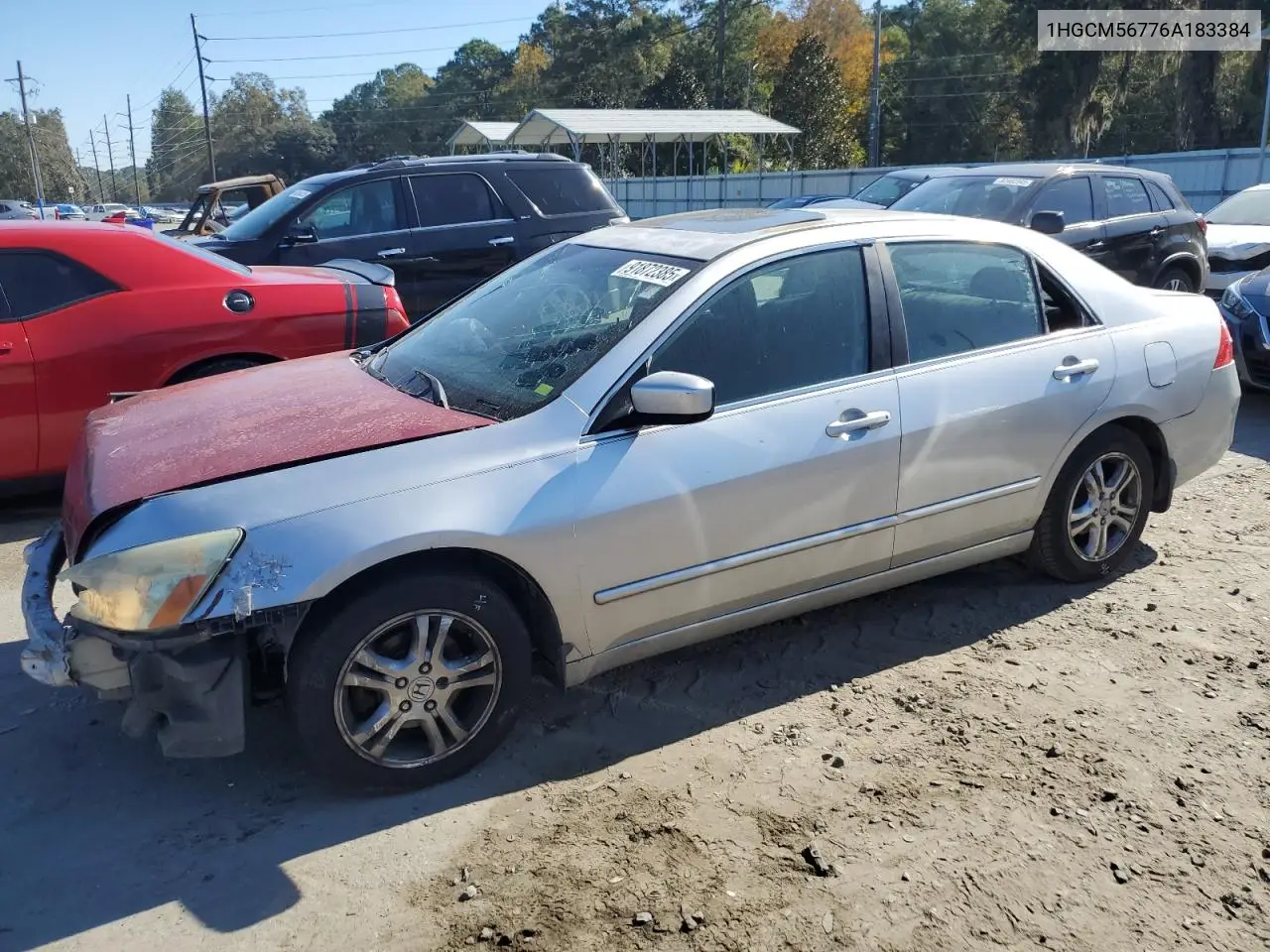 1HGCM56776A183842 2006 Honda Accord Ex