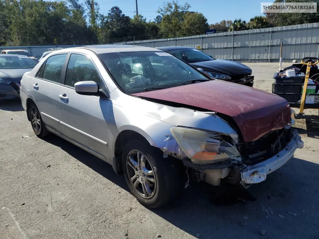 1HGCM56776A183842 2006 Honda Accord Ex