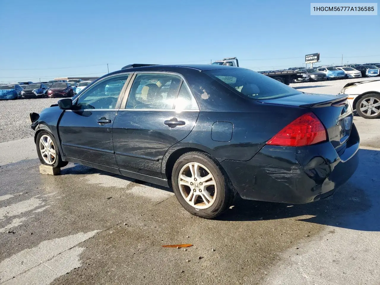 1HGCM56777A136585 2007 Honda Accord Ex