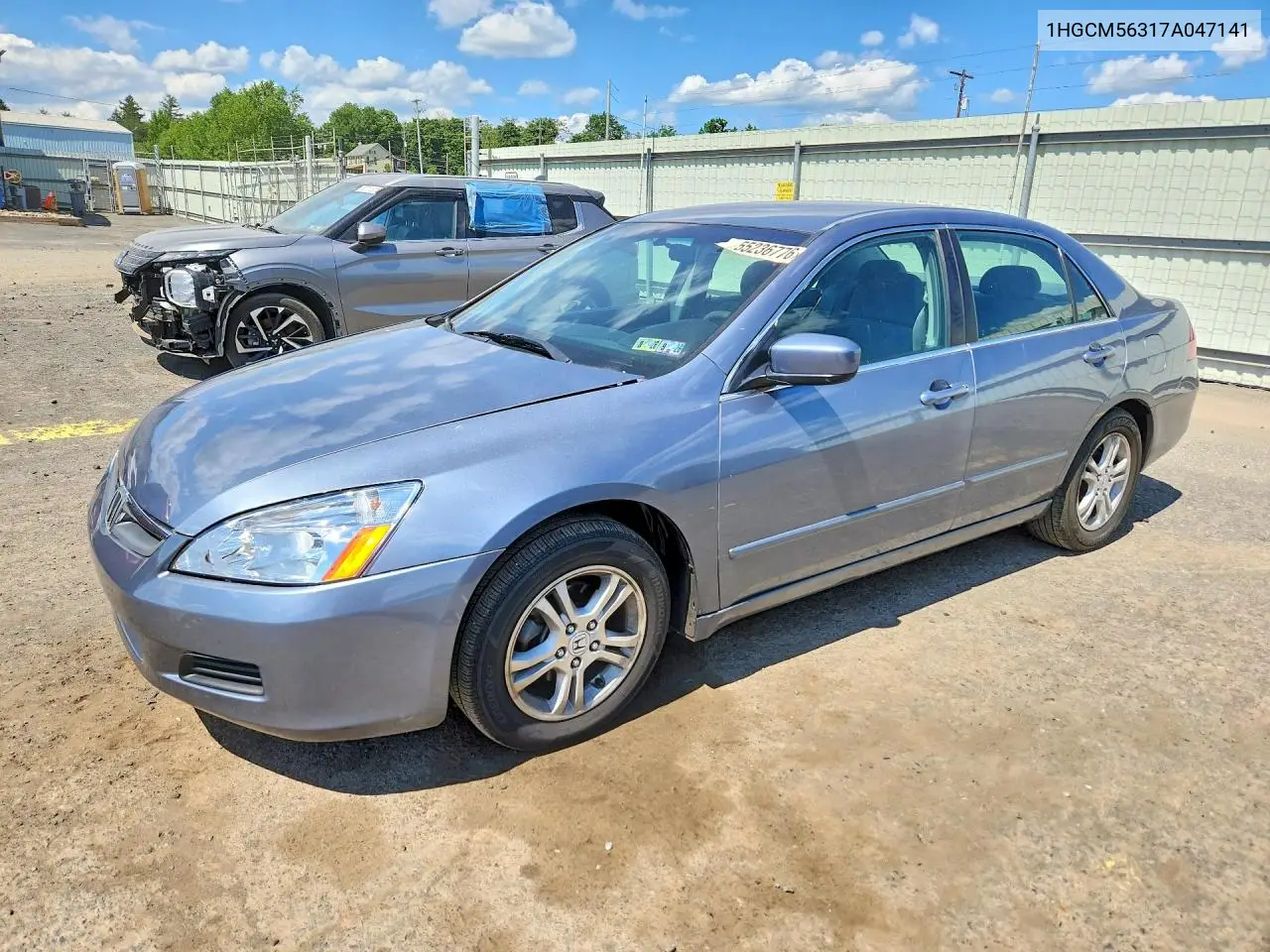 1HGCM56317A047141 2007 Honda Accord Se