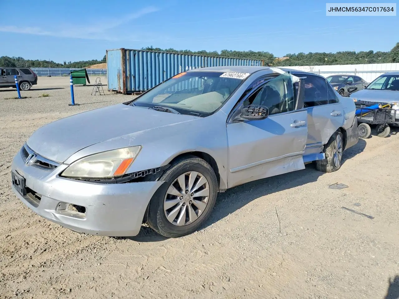 JHMCM56347C017634 2007 Honda Accord Se
