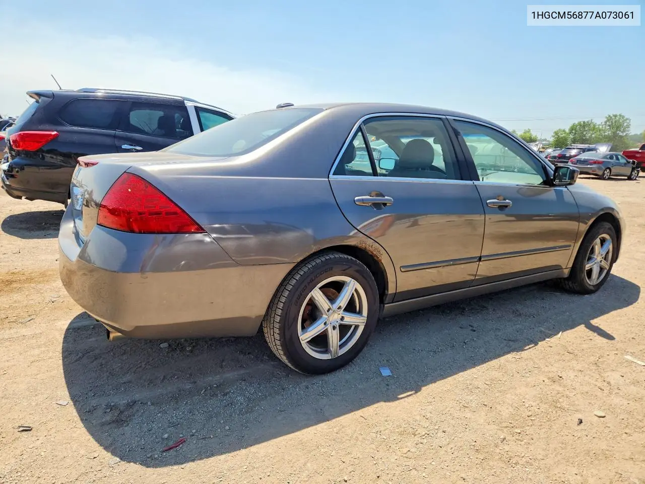 2007 Honda Accord Ex VIN: 1HGCM56877A073061 Lot: 59813496