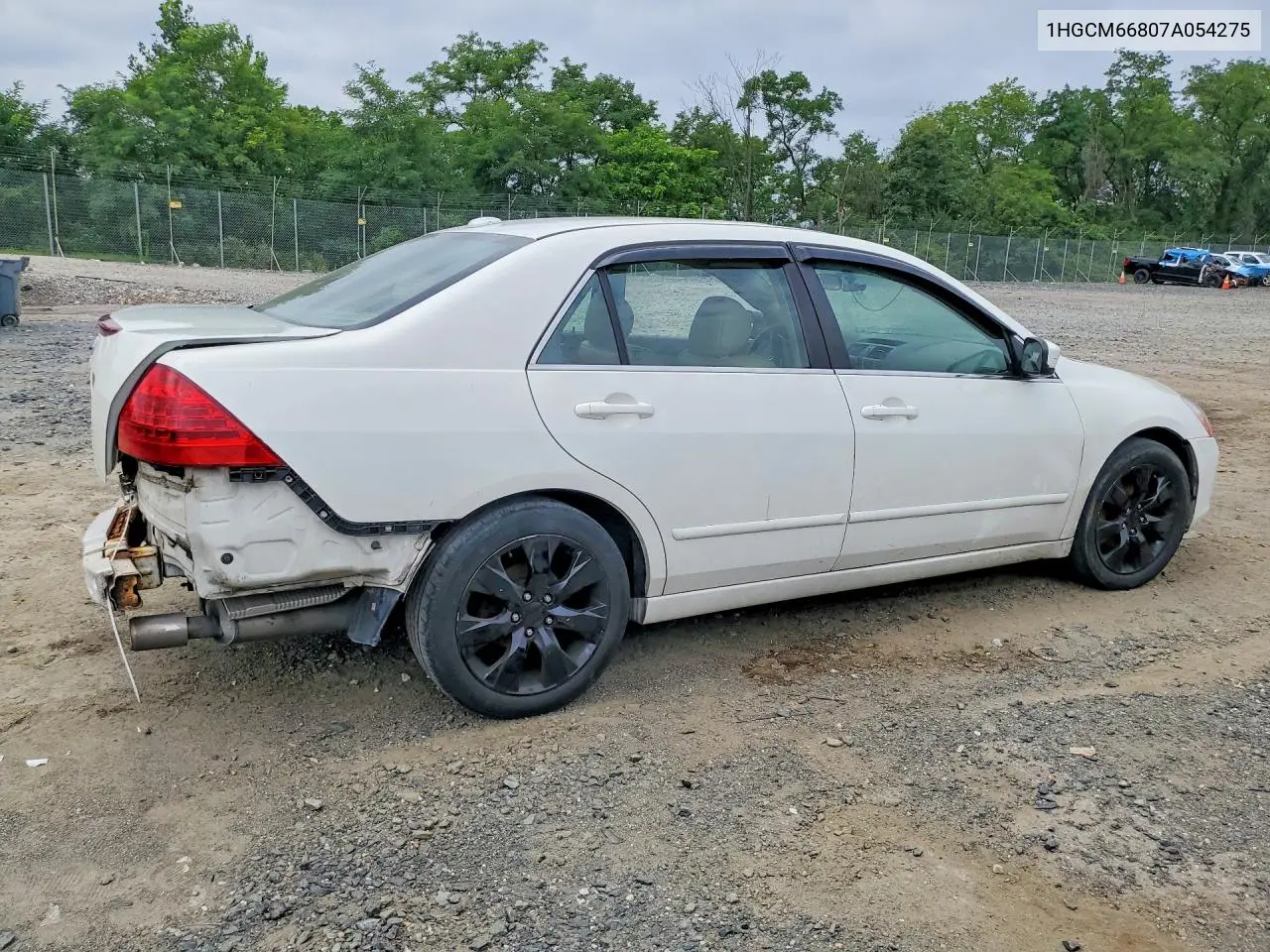 2007 Honda Accord Ex VIN: 1HGCM66807A054275 Lot: 60943526