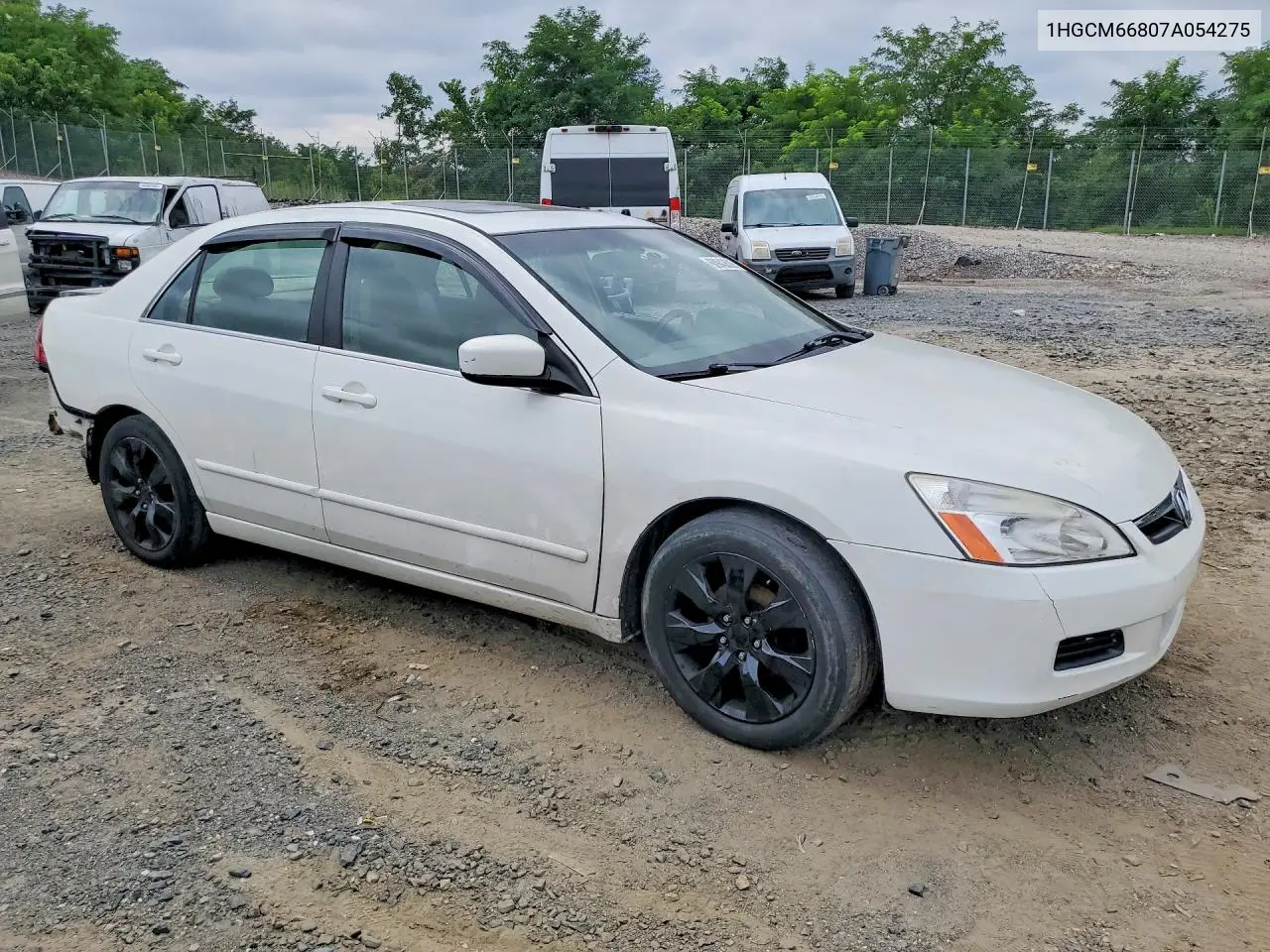 2007 Honda Accord Ex VIN: 1HGCM66807A054275 Lot: 60943526