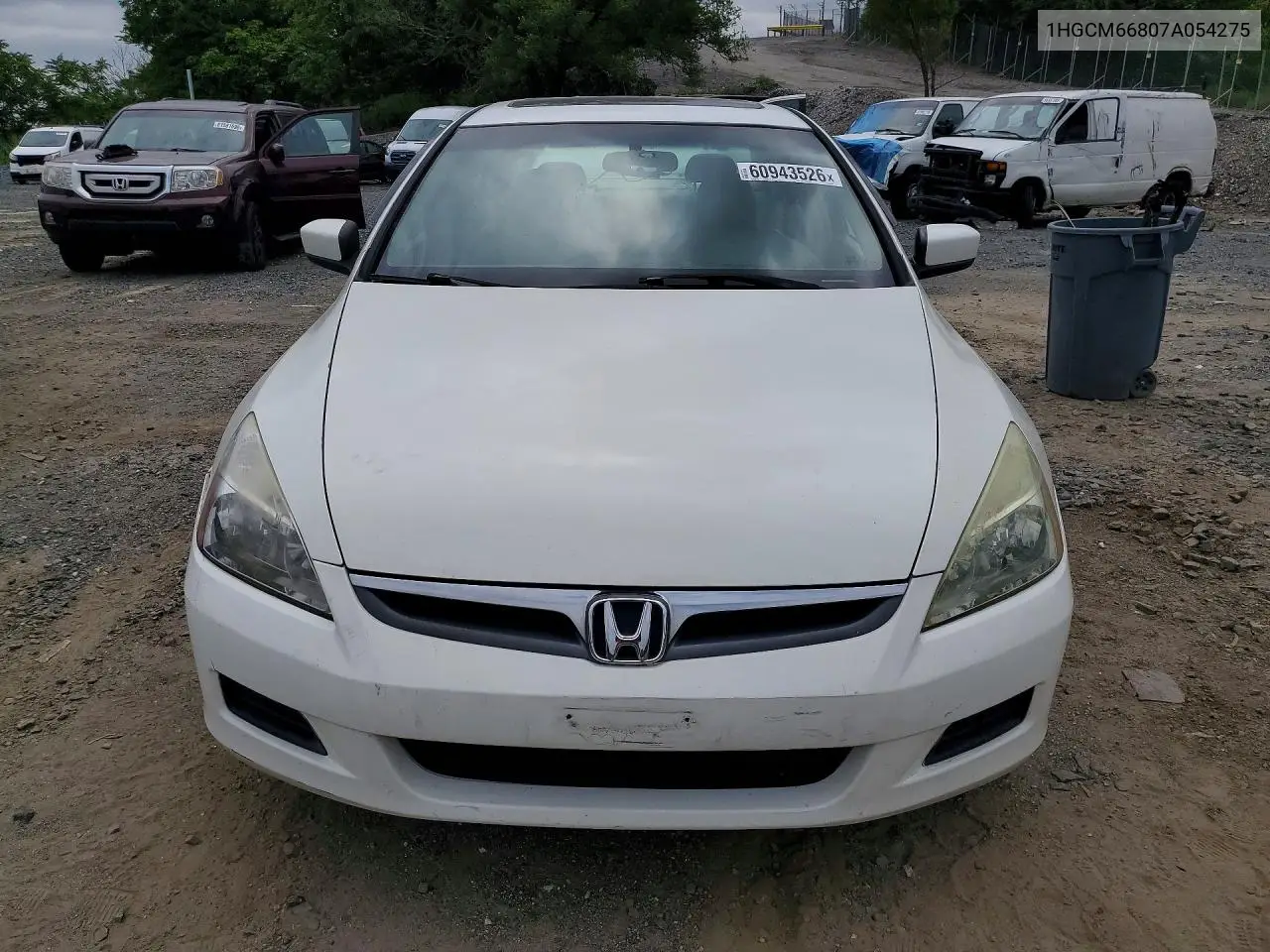 2007 Honda Accord Ex VIN: 1HGCM66807A054275 Lot: 60943526