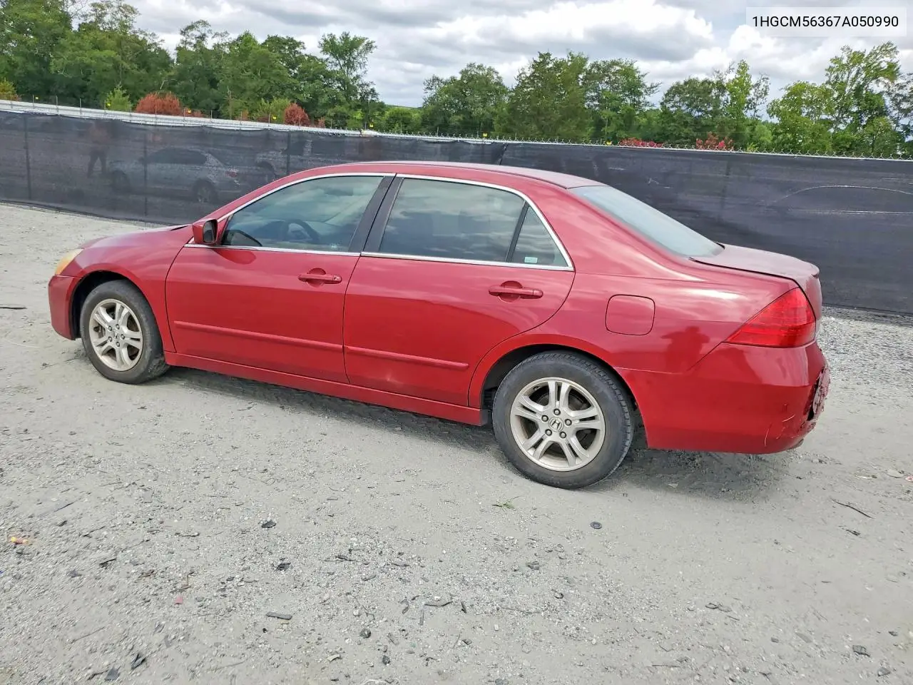 2007 Honda Accord Se VIN: 1HGCM56367A050990 Lot: 61480836