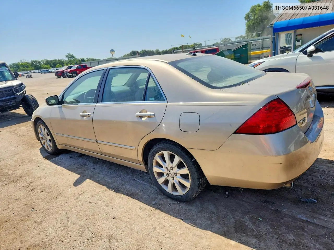 2007 Honda Accord Ex VIN: 1HGCM66507A031648 Lot: 61619116