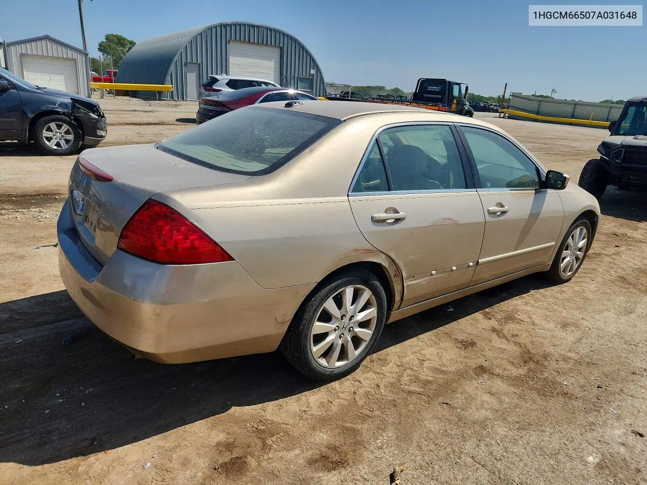 2007 Honda Accord Ex VIN: 1HGCM66507A031648 Lot: 61619116