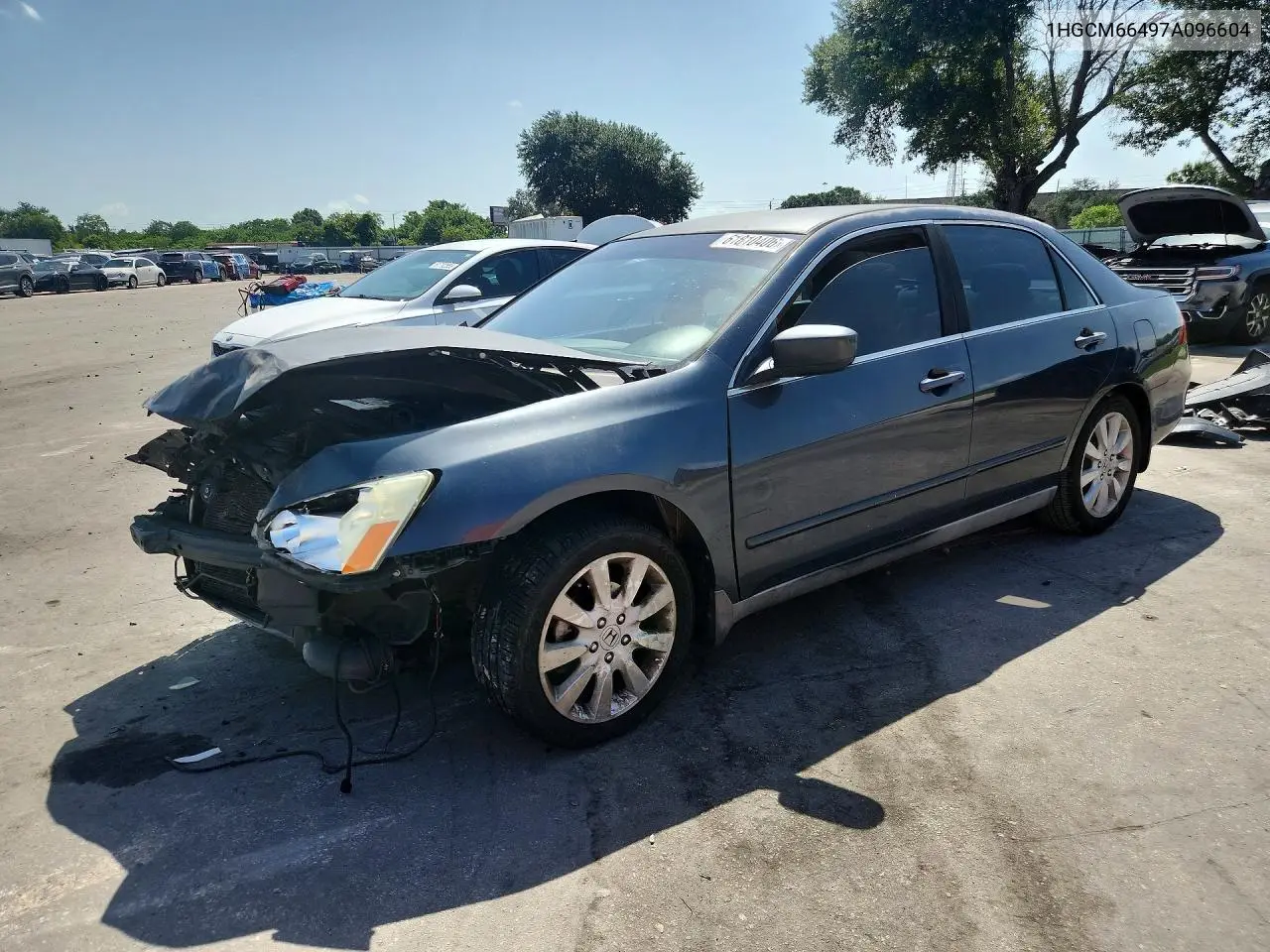 2007 Honda Accord Se VIN: 1HGCM66497A096604 Lot: 61810406