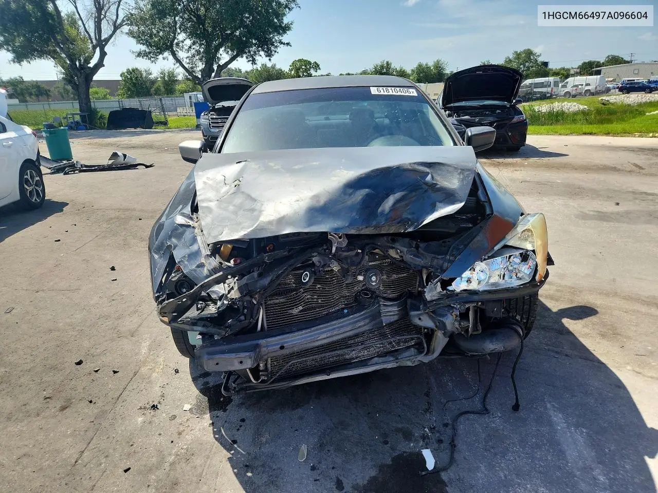 2007 Honda Accord Se VIN: 1HGCM66497A096604 Lot: 61810406