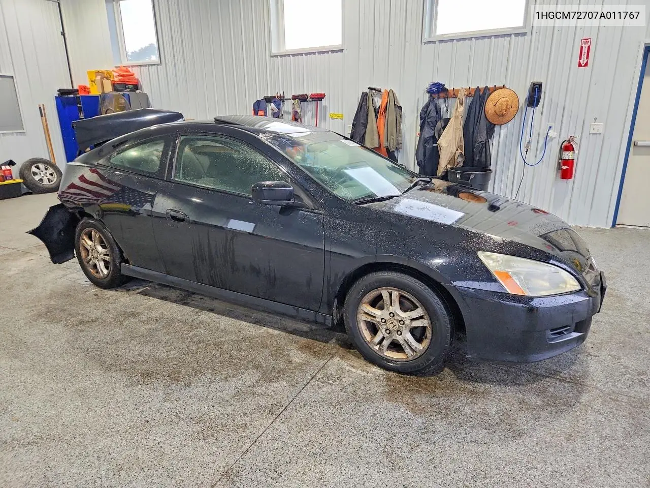 2007 Honda Accord Ex VIN: 1HGCM72707A011767 Lot: 61864376