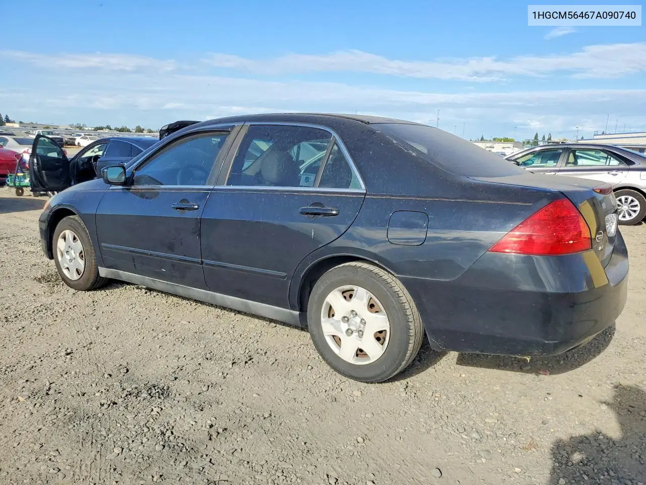 2007 Honda Accord Lx VIN: 1HGCM56467A090740 Lot: 62120586