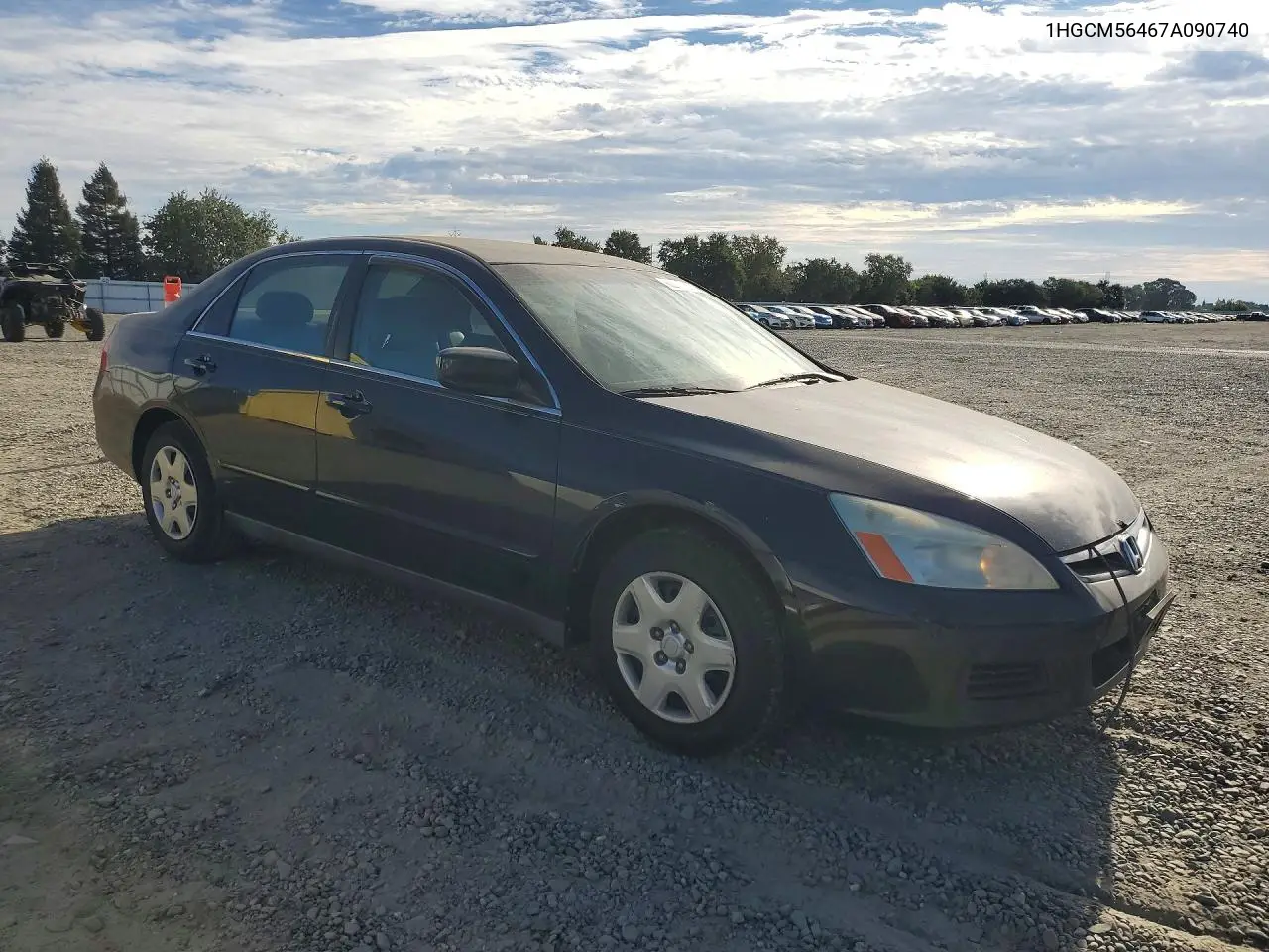 2007 Honda Accord Lx VIN: 1HGCM56467A090740 Lot: 62120586