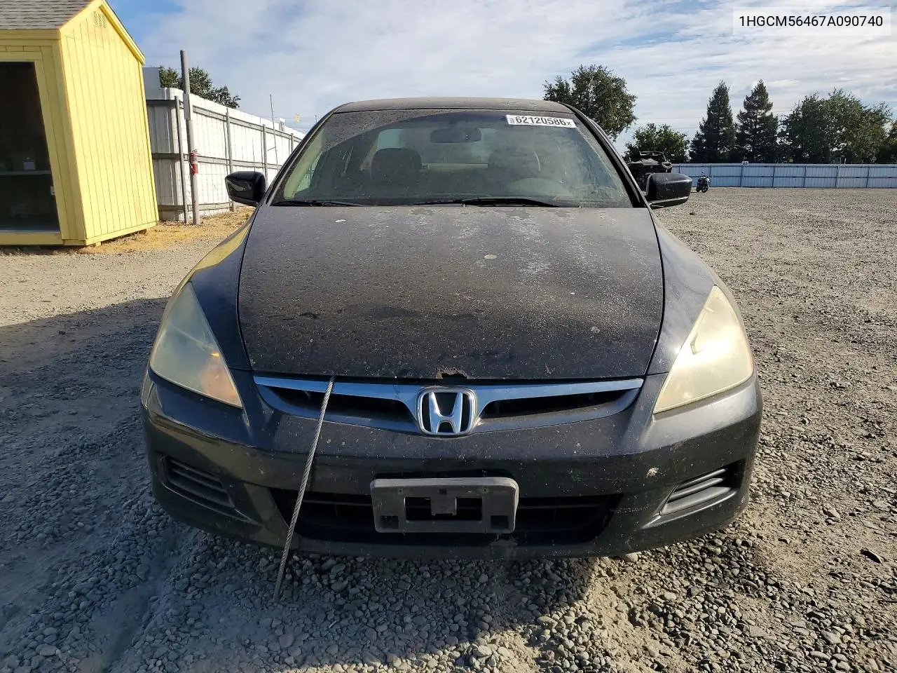 2007 Honda Accord Lx VIN: 1HGCM56467A090740 Lot: 62120586