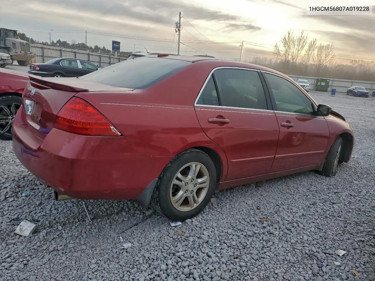 1HGCM56807A019228 2007 Honda Accord Ex