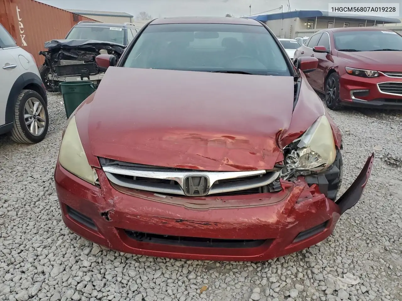 1HGCM56807A019228 2007 Honda Accord Ex