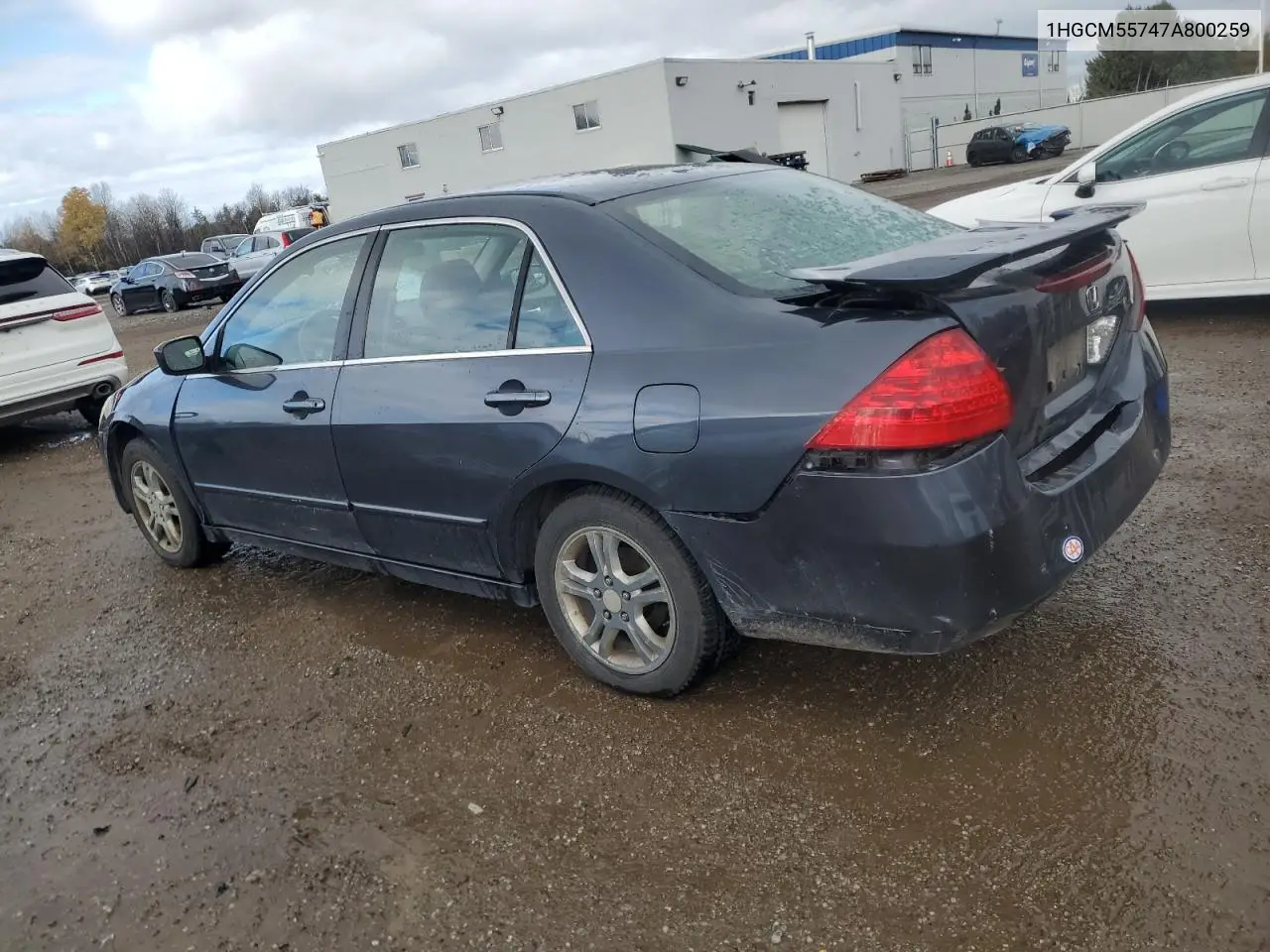 1HGCM55747A800259 2007 Honda Accord Ex