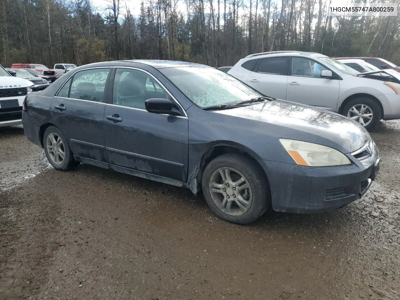 1HGCM55747A800259 2007 Honda Accord Ex