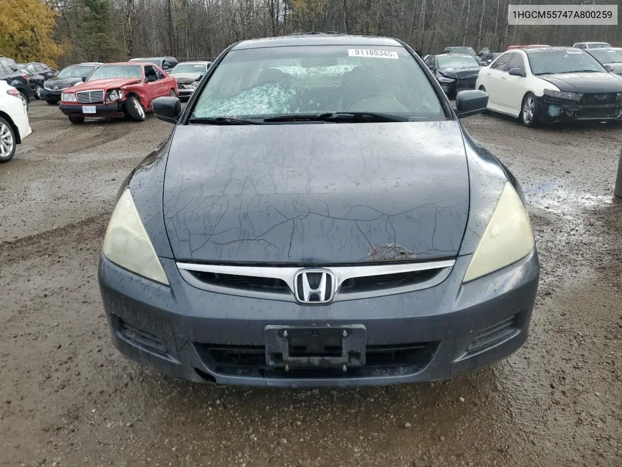 1HGCM55747A800259 2007 Honda Accord Ex
