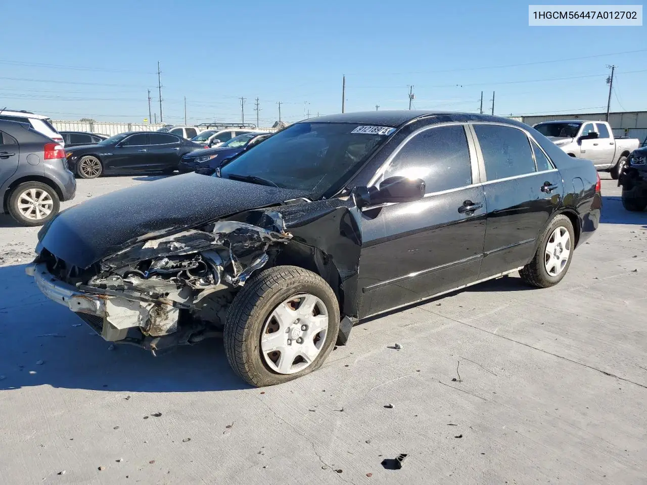 1HGCM56447A012702 2007 Honda Accord Lx