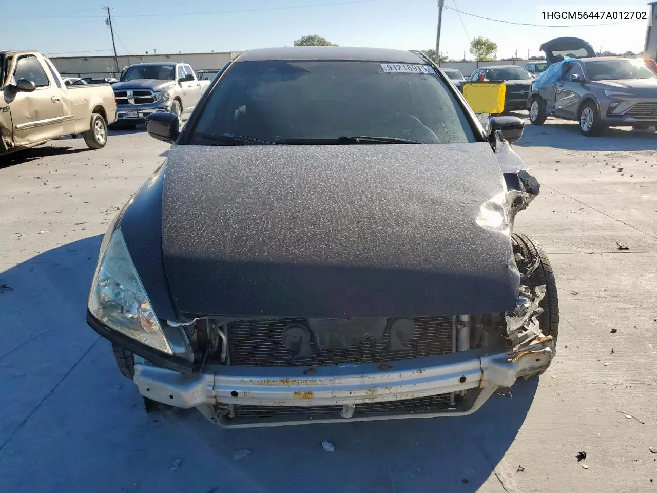 1HGCM56447A012702 2007 Honda Accord Lx