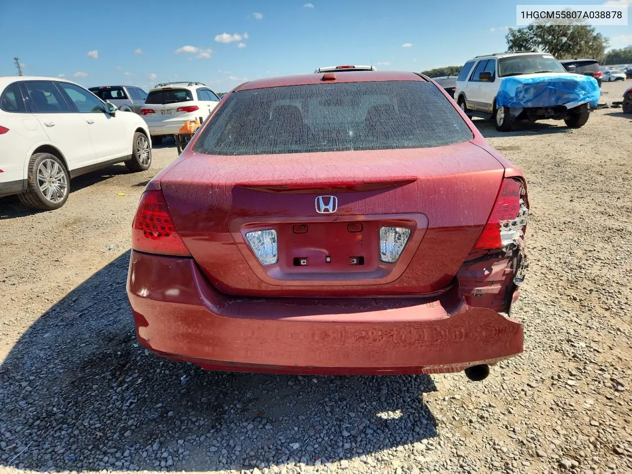 1HGCM55807A038878 2007 Honda Accord Ex