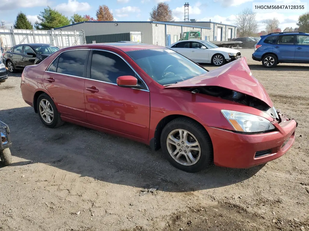 1HGCM56847A128355 2007 Honda Accord Ex