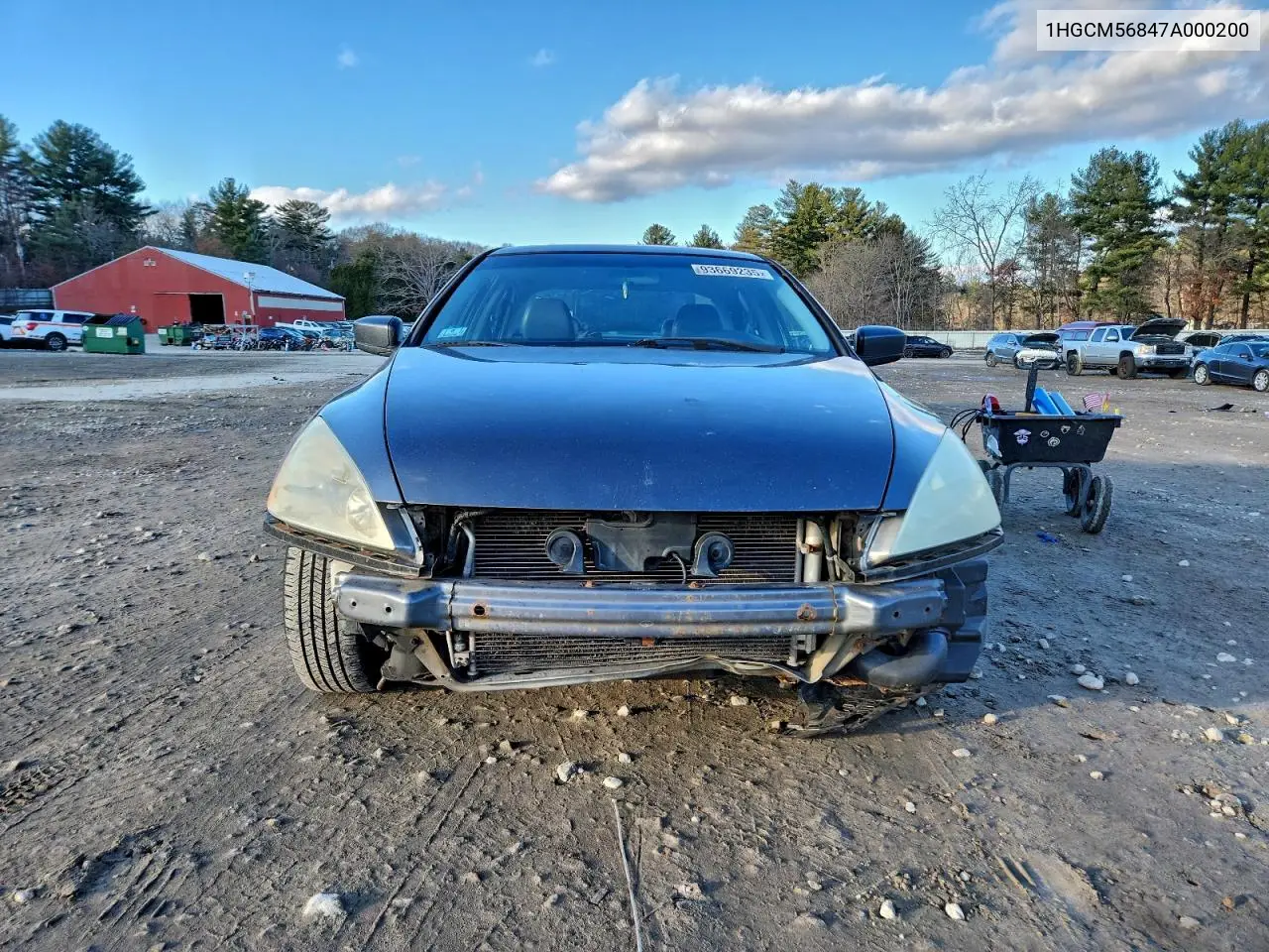 1HGCM56847A000200 2007 Honda Accord Ex