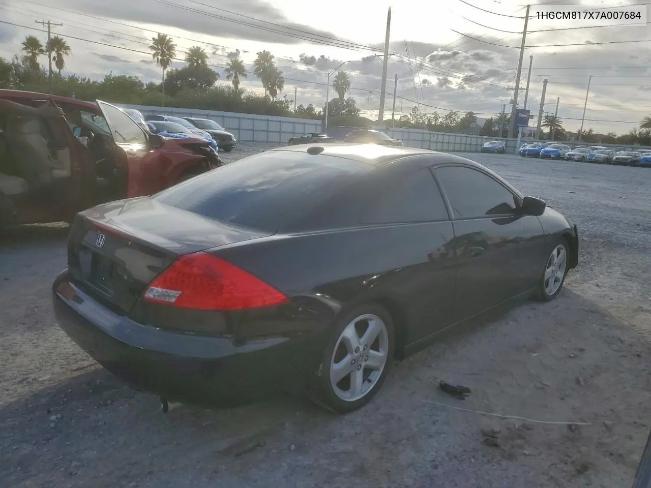 1HGCM817X7A007684 2007 Honda Accord Ex