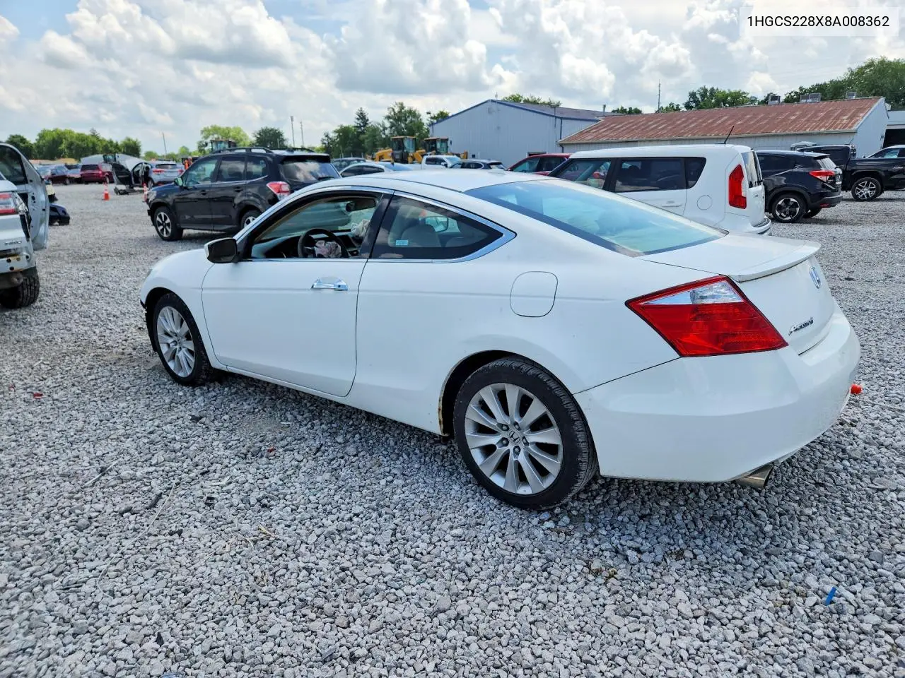 2008 Honda Accord Exl VIN: 1HGCS228X8A008362 Lot: 59814346