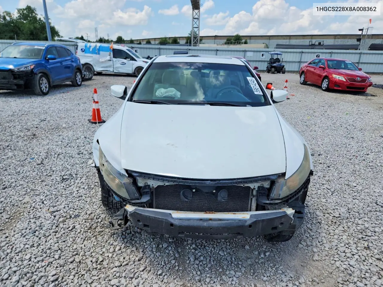 2008 Honda Accord Exl VIN: 1HGCS228X8A008362 Lot: 59814346