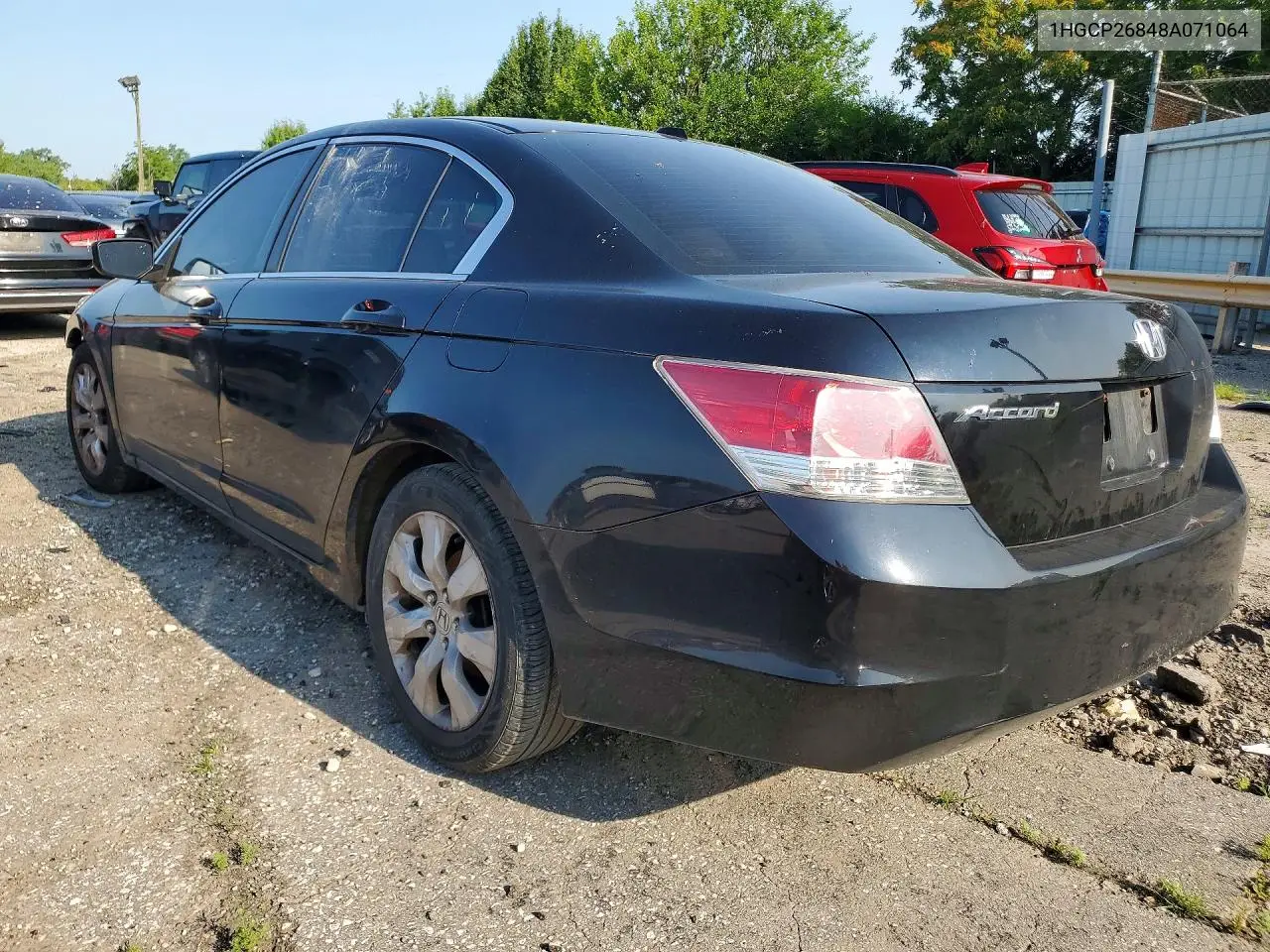 2008 Honda Accord Exl VIN: 1HGCP26848A071064 Lot: 60065316