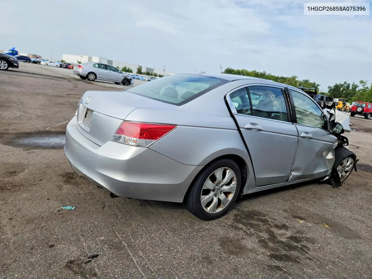 2008 Honda Accord Exl VIN: 1HGCP26858A075396 Lot: 60482546