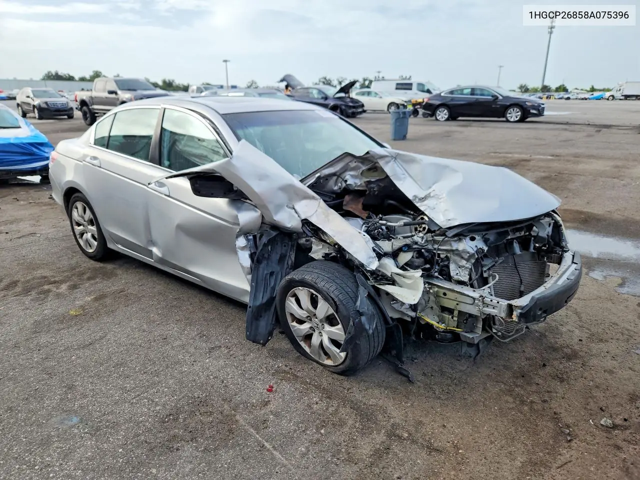 2008 Honda Accord Exl VIN: 1HGCP26858A075396 Lot: 60482546