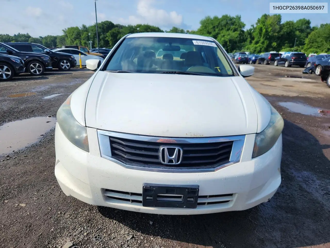 2008 Honda Accord Lx VIN: 1HGCP26398A050697 Lot: 61569946