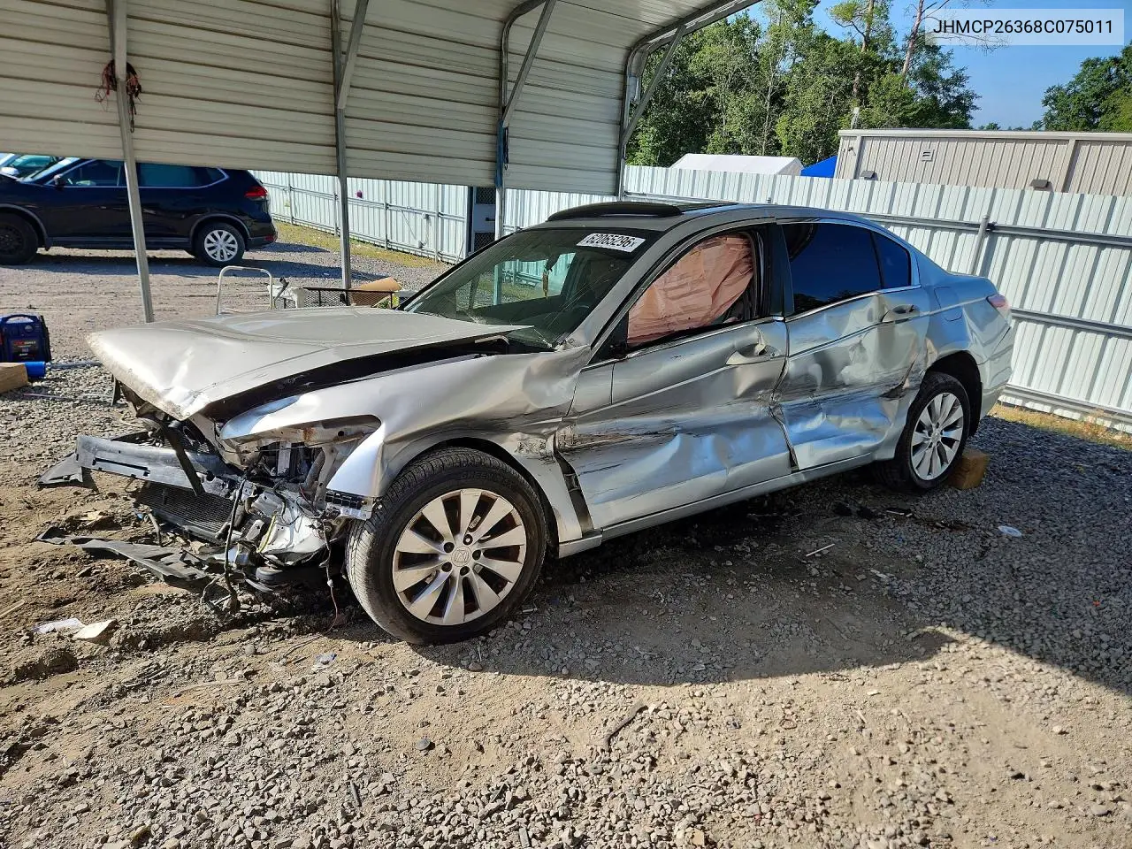 2008 Honda Accord Lx VIN: JHMCP26368C075011 Lot: 62065296