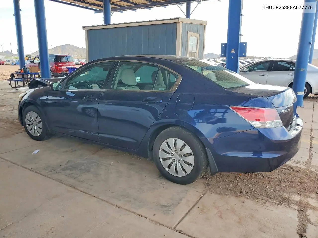 2008 Honda Accord Lx VIN: 1HGCP26388A077776 Lot: 62140586