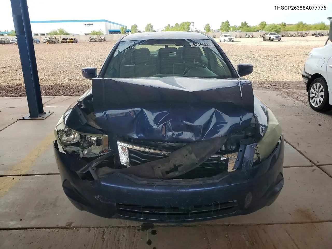 2008 Honda Accord Lx VIN: 1HGCP26388A077776 Lot: 62140586